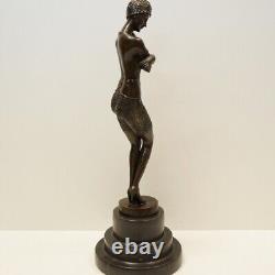 Statue Sculpture Danseuse Classique Opera Style Art Deco Style Art Nouveau Bronz