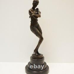 Statue Sculpture Danseuse Classique Opera Style Art Deco Style Art Nouveau Bronz