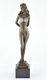 Statue Sculpture Danseuse Nue Sexy Style Art Deco Style Art Nouveau Bronze Massi