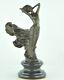 Statue Sculpture Danseuse Nue Sexy Style Art Deco Style Art Nouveau Bronze Massi