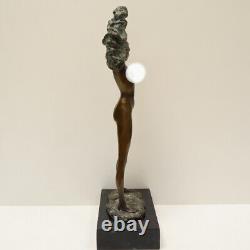 Statue Sculpture Danseuse Sexy Pin-up Style Art Deco Style Art Nouveau Bronze ma