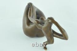 Statue Sculpture Danseuse Sexy Pin-up Style Art Deco Style Art Nouveau Bronze ma