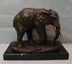 Statue Sculpture Elephant Animalier Style Art Deco Style Art Nouveau Bronze Mass