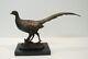 Statue Sculpture Faisan Oiseau Animalier Chasse Style Art Deco Style Art Nouveau