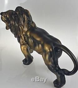 Statue Sculpture Lion Animalier Style Art Deco Style Art Nouveau -55 cm 3 kg