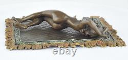 Statue Sculpture Nymphe Sexy Style Art Deco Style Art Nouveau Bronze massif Sign