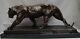 Statue Sculpture Panthere Animalier Style Art Deco Style Art Nouveau Bronze Mass