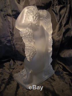 Statuette femme art deco sculpture LALIQUE en cristal statue glass antique woman