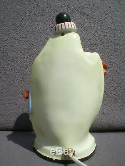 Veilleuse brûle parfum pierrot art deco vintage perfume lampe figural sculpture